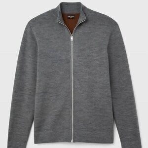 Club Monaco - Soft Doubleface Full Zip Sweater Men (Large)